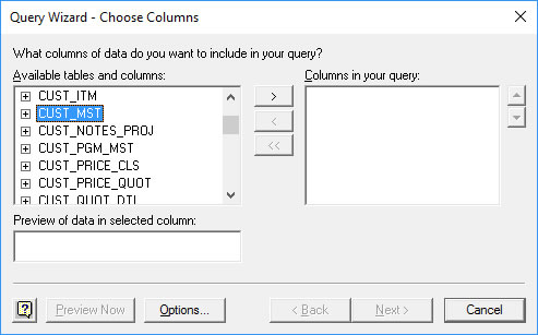 excel screen